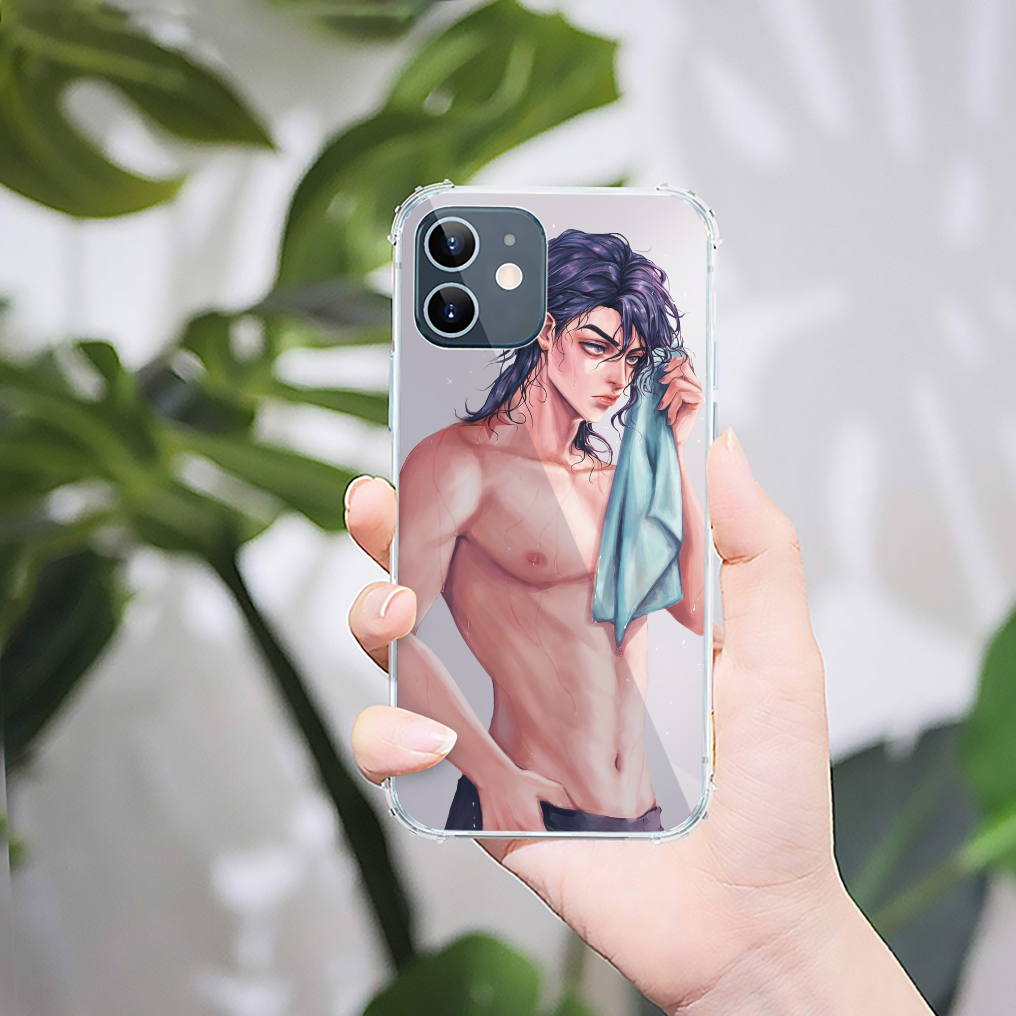 （画像用） ジョジョの奇妙な冒険 JoJo's Bizarre Adventure 【iPhone 12シリーズ対応】透明スマホケース（クリアソフトケース）